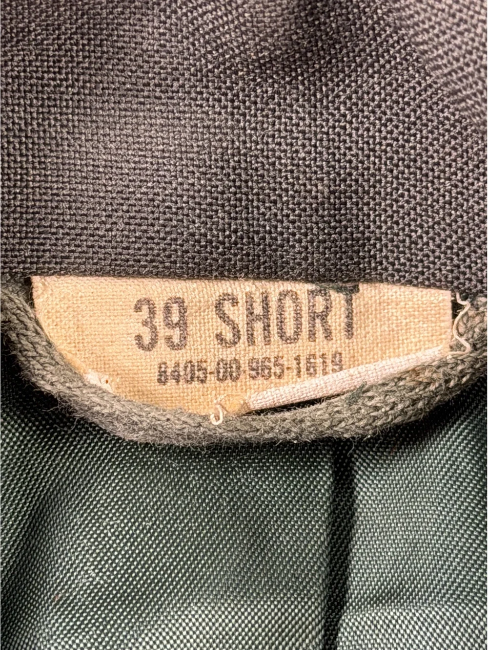 Vintage Military Dress Jacket with Berlin Patch and Blue Cord